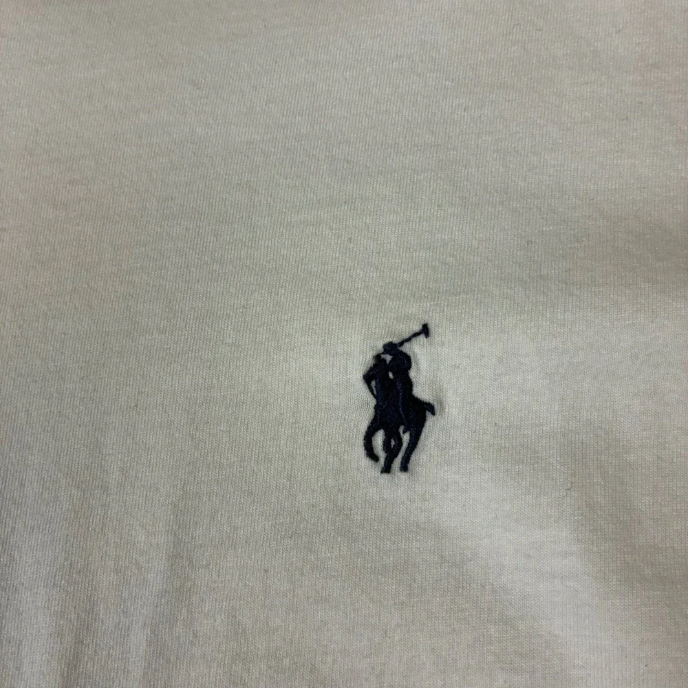Polo Ralph Lauren Mens XXL White Long Sleeve T-Shirt Cotton Pony Logo Classic